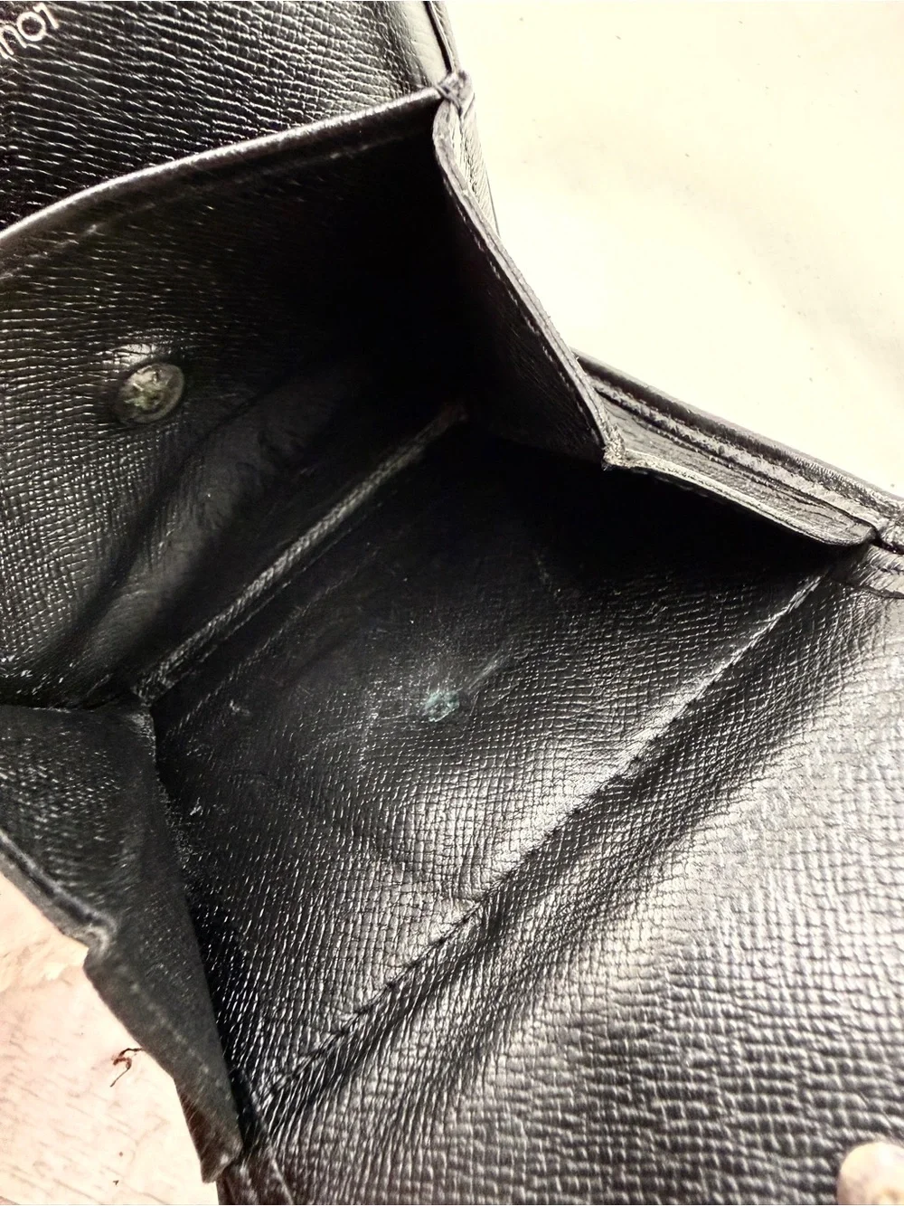 AUTHENTIC Louis Vuitton Marco Wallet. Black.